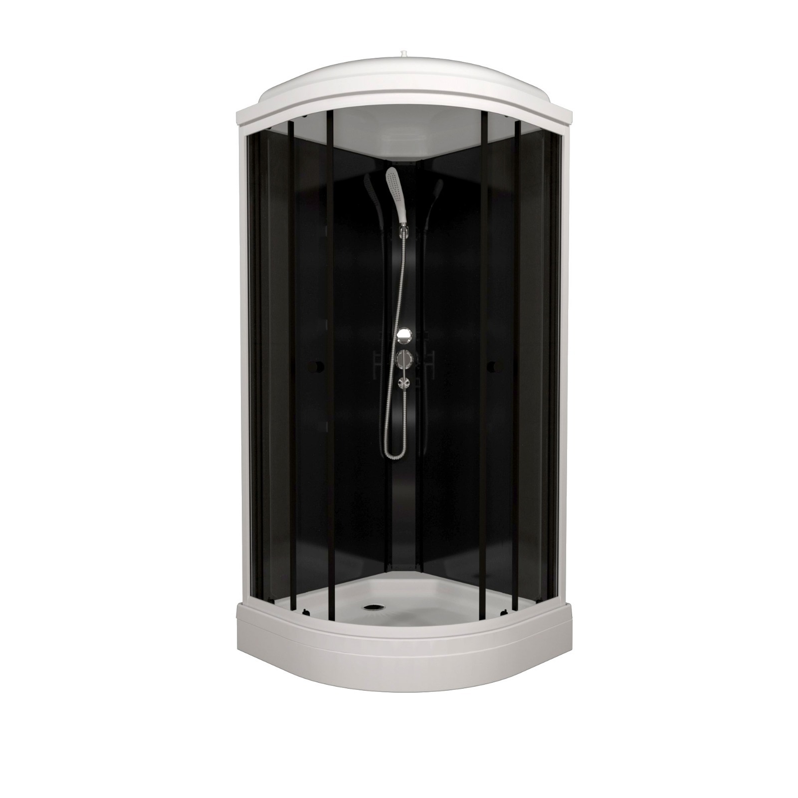 Кабина душевая Тритон Нова низкий поддон 88х88х217см прозрачное стекло - купить в Иркутске в интернет-магазине Метр. Артикул b413101