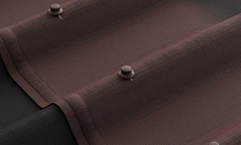 Ондулин лист черепица 1950х950 мм коричневый