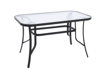 Стол садовый Nolita 120х70х72 см черный Стол садовый Nolita 120х70х72 см черный