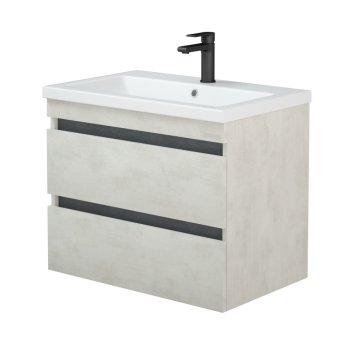 Тумба подвесная Сэнди 55х70х44см цвет хромикс белый