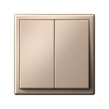 Выключатель встраиваемый Systeme Electric ARTGALLERY 2 кл. песочный, арт. GAL001251s