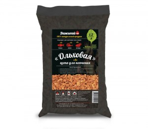 Щепа для копчения Зажигай ольха 1,2л