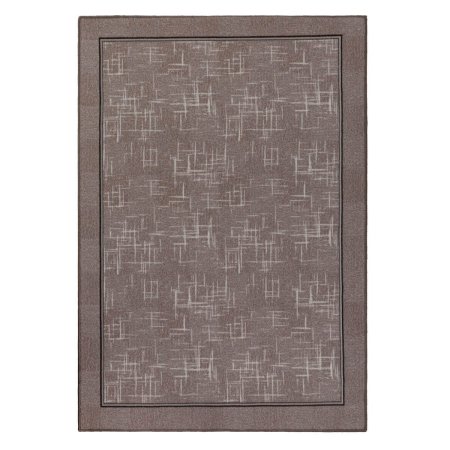 Ковер интерьерный Карпет Элиз прямой 1,2х0,8м коричневый