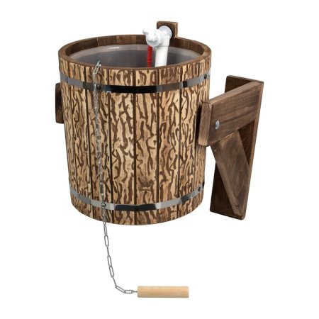 Обливное устройство Банные штучки с пластиковой вставкой и наливным клапаном липа 13л