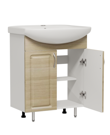 Тумба напольная Классик 70х60,5х31,6см цвет светлая лиственница