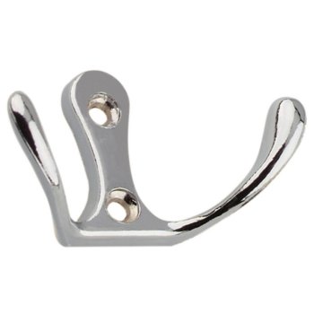 Крючок двойной Trodos Малый хром