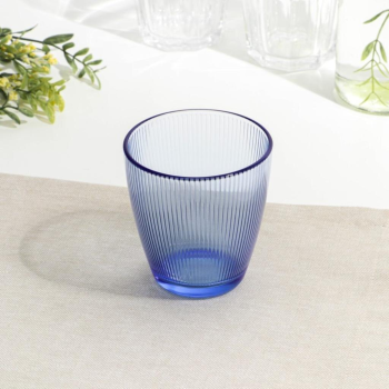 Стакан КОНЦЕПТО СТРАЙПИ ЛОНДОН ТОПАЗ цвет синий 250мл