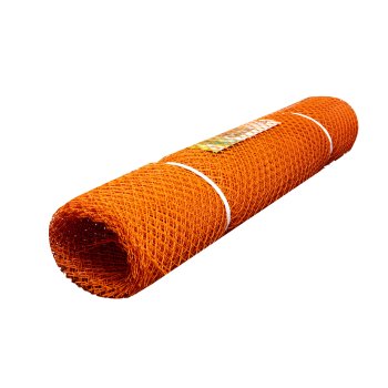 Решетка садовая 15х15 мм 10х1 м цвет оранжевый Решетка садовая 15х15 мм 10х1 м цвет оранжевый