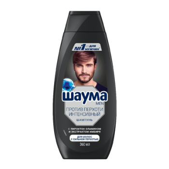 Шампунь Шаума мужской Интенсивный для нормальных волос против перхоти 360 мл