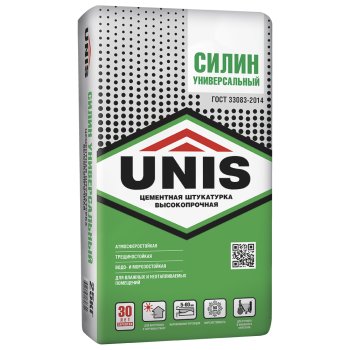Штукатурка Силин универсальная Юнис 25 кг