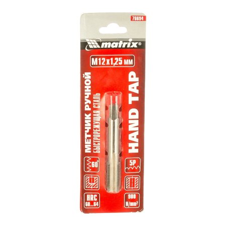 Метчик М12 1,25 мм Matrix