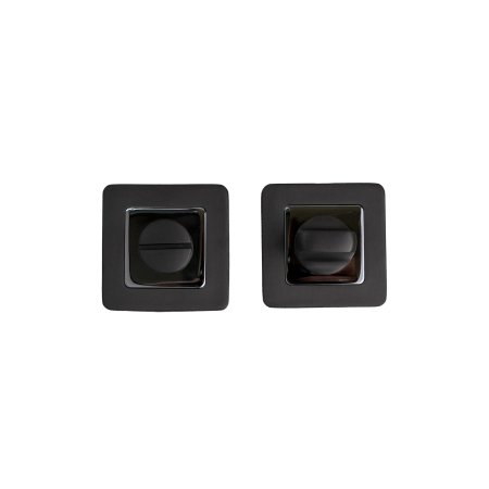 Накладка сантехническая квадратная Morelli MH-WC-S55 GR/PC цвет графит/хром