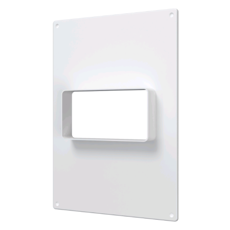 Пластина настенная для плоских каналов с фланцем 180 х 250мм ERA