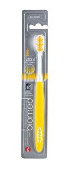 Зубная щетка Biomed Silver, жесткость средняя
