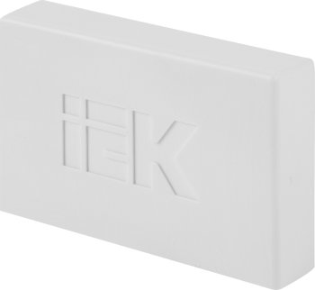 Заглушка торцевая IEK Элекор 60х40 цвет белый уп.4шт.