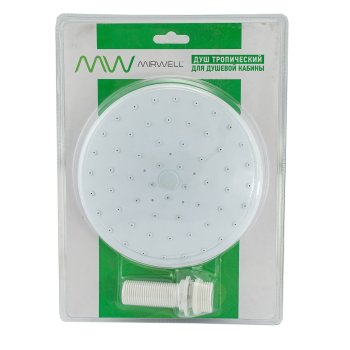 Душ верхний MIRWELL Ø150мм без подсветки