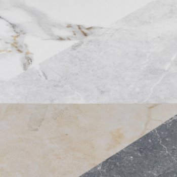 Плитка настенная Capella GT, геометрия, белая 50х25х0,8 см