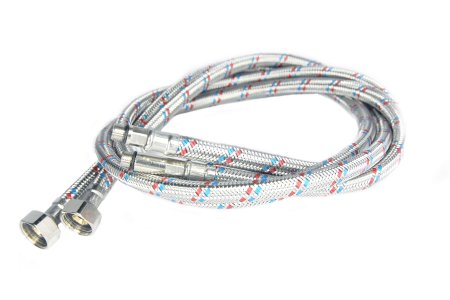 Гибкая подводка FT GROUP для смесителя 120см 1/2"x M10 нержавеющая сталь штуцер-гайка