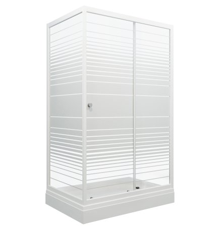 Ограждение душевое Тритон Фьюжн низкий поддон 100х80х202см прозрачное стекло