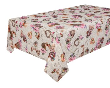 Клеенка ПВХ 20х 1,4м Espana Цветы цвет бежевый Клеенка ПВХ 20х 1,4м Espana Цветы цвет бежевый