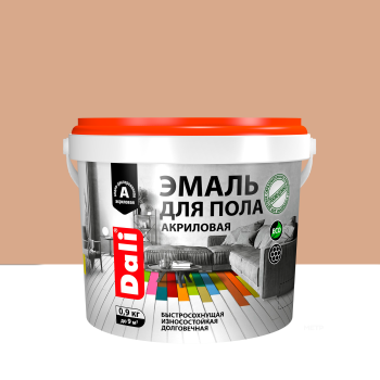 Эмаль акриловая для полов Dali Рогнеда бежевая 0,9 кг