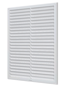 Решетка  40 х 30 см белая