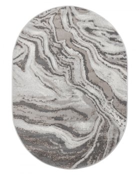 Ковер интерьерный Калипсо овал 3х2м коричневый