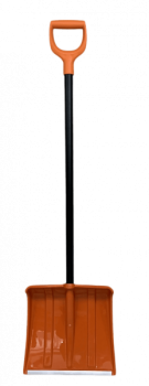 Лопата снеговая Вьюга3 Люкс металлический черенок 36,5х 38см DEVery