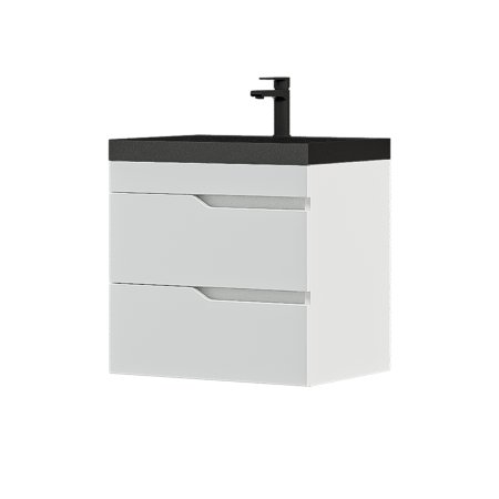 Тумба подвесная Теона 55х60х44см цвет белый Тумба подвесная Теона 55х60х44см цвет белый