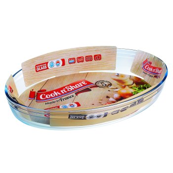 Блюдо для запекания Cook&Share 35х24х7,5см Боросиликатное стекло