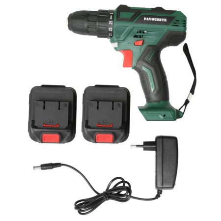 Дрель-шуруповерт аккумуляторная Favourite DC-1202B PROMO Li-lon 12В 2x2Ач 22Нм