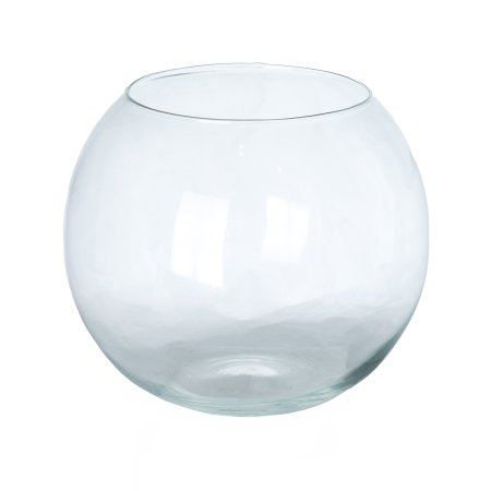 Ваза Шаровая прозрачная h19см /v5л