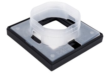 Рамка Schneider Electric AtlasDesign Aqua IP44 1 пост, цвет карбон, арт. ATN441001