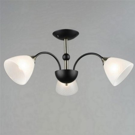 Люстра Baizheng А4188-3 Е27х3шт цвет черный матовый