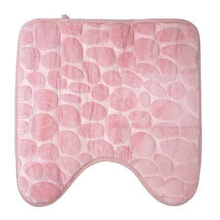 Коврик для ванной комнаты Нежная роза 45х45см цвет красный/розовый