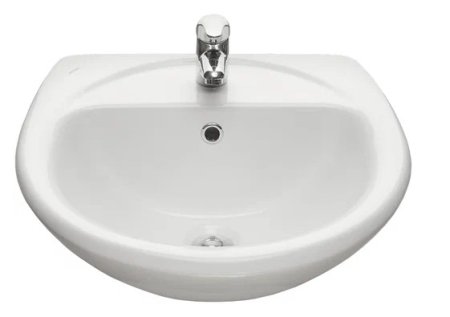 Раковина Santeri Воротынск Соната фарфор 540мм полукруглая цвет белый
