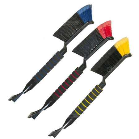 Щетка для снега со скребком Цветная 480 мм Щетка для снега со скребком Цветная 480 мм