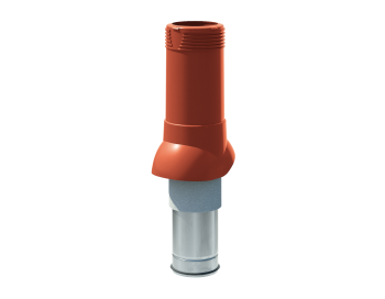 Вентиляционный выход изолированный красный 160 мм Технониколь