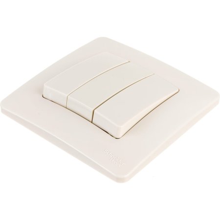 Выключатель встраиваемый Schneider Electric Blanca 3 кл. бежeвый, без подсветки, арт. BLNVS100507