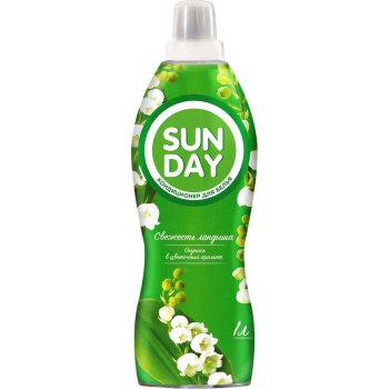 Кондиционер для белья Sunday Свежесть ландыша 1000 мл Кондиционер для белья Sunday Свежесть ландыша 1000 мл