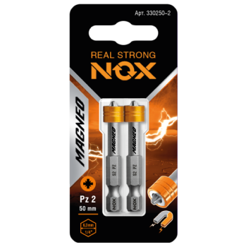 Бита один NOX 330250-2 PZ2 50мм 2шт