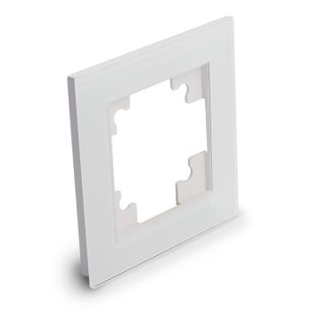 Рамка STEKKER Катрин 1 пост, цвет белый, арт. GFR00-7001-01