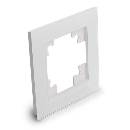 Рамка STEKKER Катрин 1 пост, цвет белый, арт. GFR00-7001-01