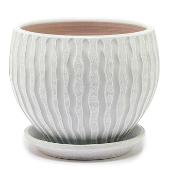 Горшок Мане Классик керамика 1,5л серый Горшок Мане Классик керамика 1,5л серый