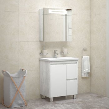 Тумба напольная Остин 82,5х70х43см цвет пайн/белый