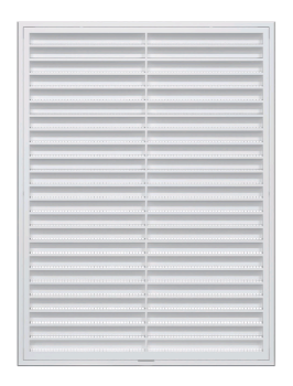 Решетка  40 х 30 см белая