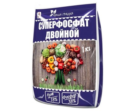 Удобрение Ваша грядка Суперфосфат двойной 1 000 г Удобрение Ваша грядка Суперфосфат двойной 1 000 г