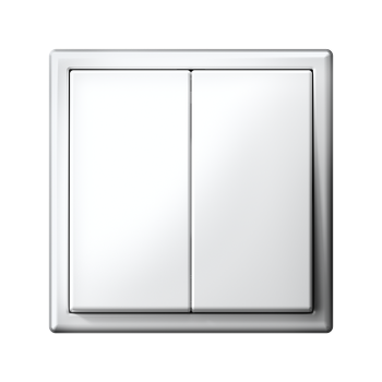 Выключатель встраиваемый Systeme Electric ARTGALLERY 2 кл. белый, арт. GAL000151s