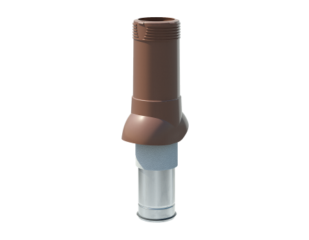 Вентиляционный выход изолированный коричневый 160 мм Технониколь