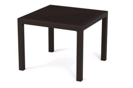 Стол садовый Ротанг 94х94х74 см мокко Стол садовый Ротанг 94х94х74 см мокко